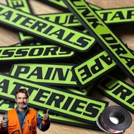 12 Packs 3D Raised Magnetic Toolbox Labels, Classification Tags, Reusable General Tool Organizer Tag