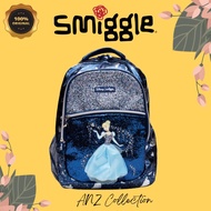 Smiggle Backpack Disney Cinderella Original - Smiggle X Disney - Premium
