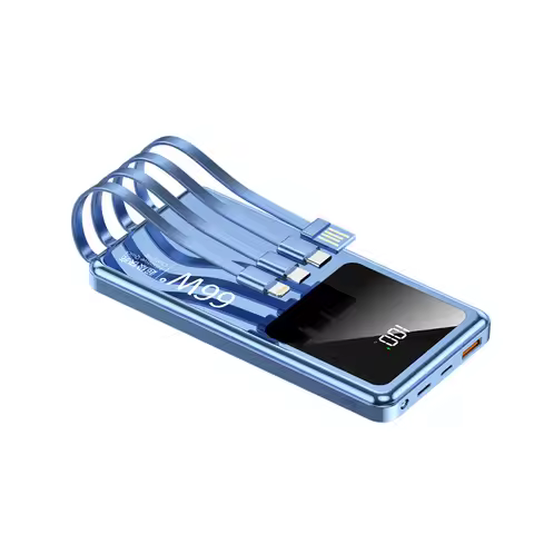 20000mAh 30000mAh 40000mAh Power Bank Built-in Cable Phone External Battery Powerbank Charger for Xi