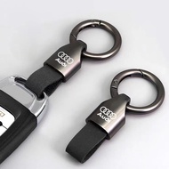 Suede Car Keychain For Audi Sline 8p A4 B8 A5 Q7 Q8 B7 B9 C6 C8 C9 B6 8l A6 A7 Zinc Alloy Vintage Le