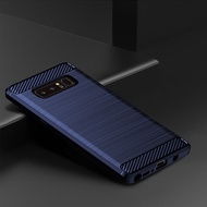 Samsung Galaxy Note 8 Case Carbon Fiber TPU Soft Silicone Back Cover Samsung Note8 Armor Phone Case Casing
