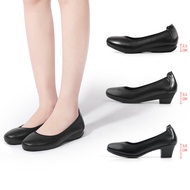 高跟鞋 高跟鞋 2024 新款 2025 Thick Heel Round Toe High Heels - Professional Work Shoes for Women