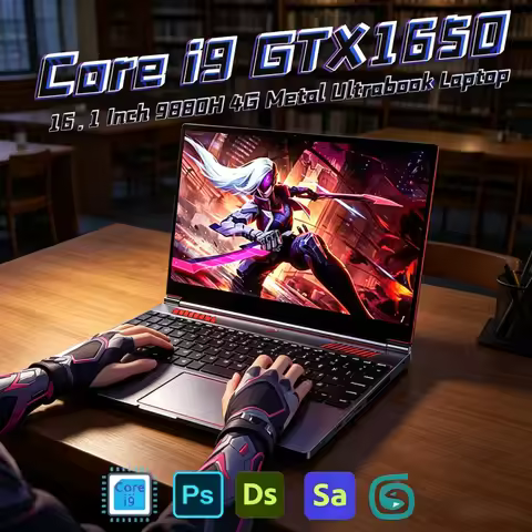 Elite 16.1 Inch Gaming Laptop Computer RTX4050 6G Intel Core I9-13900H I9-10885H Windows11 RAM Max 6