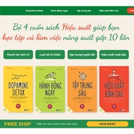 Book - Performance 4c Combo - Dopamine Detox + Deep Focus + Top Performance + Action Immediately - Y