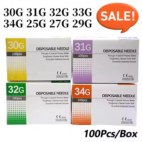 Tattoo Needles Quality Disposable Micro Plastic 18G,30G,25G,27G,26G,32G,22G Painless Small Needle St