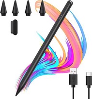 Stylus Pen Compatible with iPad (2018-2023), 5mins Charge, Palm Rejection, Tilting Detection, Magnetic Adsorption for iPad (10/9/8/7/6th), iPad Pro (11/12.9in),iPad Mini (6/5th),iPad Air(5/4/3rd Gen)