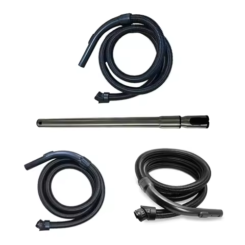 2.5m Black Curved Handle Set For Miele Vacuum Cleaners Parts C1 C2 C3 For C4 Vacuum Cleaner Parts Co