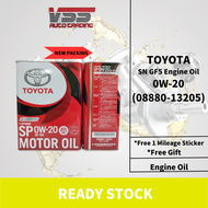 Toyota 0W-20 0W20 Synthetic SP GF-6A Engine Oil 4L - Imported from Japan - Motor Oil 4Litre 08880-13