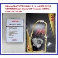 Mitsubishi ATF CVT FLUID J1 J-1 4 L+AUTO FILTER MD998890Nissan Slyphy G11 Teana J32 INSPIRA LANCER C