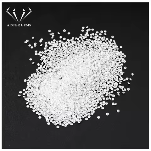 1.0ct / Pack Real D Color Small Sizes Loose Moissanite Stones 0.8-2.9mm Pass Diamond Tester for Mois