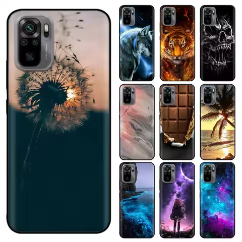 For Xiaomi Redmi Note 10 Case TPU Soft Silicon Case for Redmi Note 10 Pro Note 10S Phone Case Protec