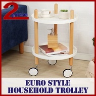 ♥ Multipurpose Trolley ♥ Scandinavian Design / Storage Rack Trolley / Household Kitchen Coffee Table