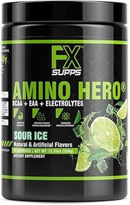 NutraFX Amino Hero- Bcaa Supplement- Lemon Lime- Lemonade- Eaa Amino acids and Energy, 30 Servings
