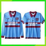 Retro 95-97 West Ham Away Blue Thai Edition Top Quality AAA