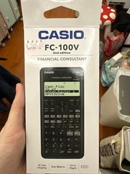 CASIO FC-100V financial calculator 財務計算機 (2nd edition)