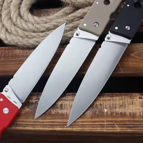 New Cold Hold out 6 Folding Knife S35VN Steel G10 Handle Pocketknives Outdoor Military Tactical Hunt