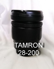 เลนส์ Tamron 28-200 mm F3.5-5.6 สำหรับกล้อง Dslr Canon ใช้ได้ทุกรุ่นทั้งแบบ ฟลูเฟรม และ ตัวคูณ หรือ Canon RP หรือ Canon EOS M ได้โดยต่อกับอแดปเตอร์ เป็นเลนส์ตัวเดียวไปได้ทั่วโลก ครบทุกช่วงตั้ง แต่มุมกว้างถึงระยะเทเล สภาพเลนส์ดี สวย ไม่มีฝ้า ไม่มีรา เป็นเล