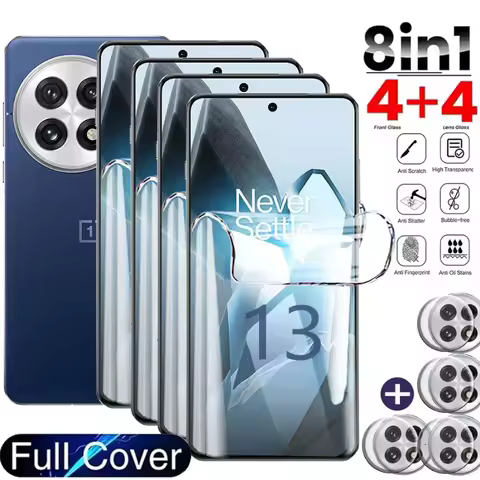 8in1 For OnePlus 13 12 12R Hydrogel Film For OnePlus 8 9 10 Pro Screen Lens Protector For OnePlus 11