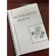 DIGITAL DETOX JOURNAL - MENTAL HEALTH JOURNAL - SOCIAL MEDIA DETOX JOURNAL - MENTAL HEALTH AWARENESS