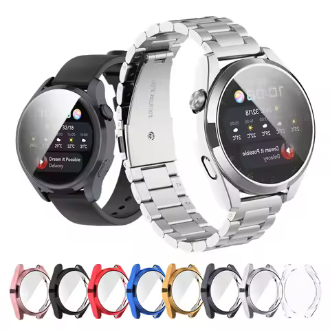 For Huawei Watch 3 Pro Screen Protector TPU Soft Case For Huawei Watch 3 Full Protective Cover Shell