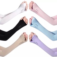 [HCM] Let's Slim Aqua-X Fingerless Sunscreen Gloves Imported from Korea - Egreen Disposable