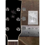 Spider & Web Logo Sticker for Headstock Les Paul Guitar Model Gibson Lp Sg Electric Acoustic Classic