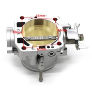 70Mm Throttle Body Kit For Honda Civic Si Acura B/D/F/H B16 B18 309-05-1050 Throttle Bodies 30905105