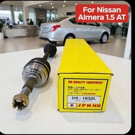 DS1632L DRIVESHAFT ASSEMBLY DRIVERS SIDE ALMERA 1.5 AT 2012 to 2019 (DS-1632L)