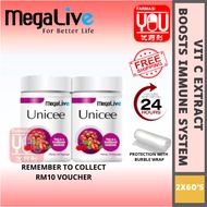 [YOUPHARMACY] MEGALIVE UNICEE vitamin C 2X60' / 60'S