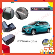 Perodua Myvi (2018) PVC Red Lining Arm Rest