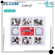 Denspay 100pcs/Box  Sectional Matrix System  Sectional Matrix Band  Clamping/Seperating Ring Dentist
