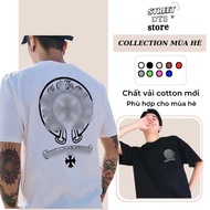 Chrome Hearts t-shirt, European form, 100% thick 2c cotton_digital print