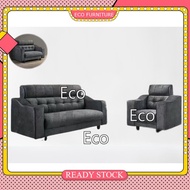 High Class Velvet Grey Sofa 1 Seater 2 Seater 3 Seater 1+2+3 Seater Sofa Baldu