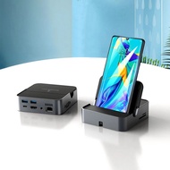 Portable Multi Usb Type-c Hub Dex Docking Station Hdmi For Huawei Samsung Phone Nintendo Switch Dock