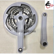 Bicycle MTB Gear Crankset 28/38/48T L170mm Crank Set 24/34/42T