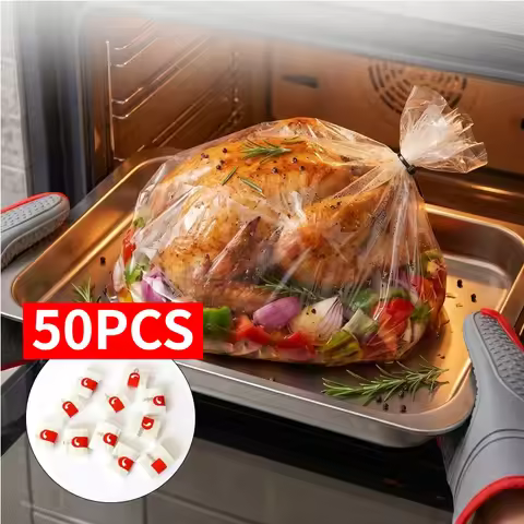 50pcs Heat Resistance Roasting Turkey Bag Cooking Oven Bag Slow Cooker Liner Baking Crock Pot Liners