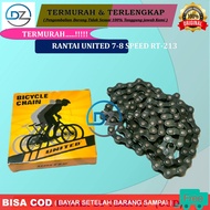 RANTAI SEPEDA GUNUNG MTB UNITED 7 SPEED RT 213