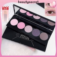 24h Shipping 【gift】MUGELEEN Five-color Scepter Plate Eyeshadow Naked Powder Eyeshadow Pearlescent Ma