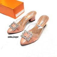 Women's transparent mica heels DV-05/ Contemporary women's heels