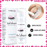 [Sohad] Eyelash Extension Shampoo Lash + Brush / 50ml / Eyelid Foaming Cleanser/Wash for Extensions 