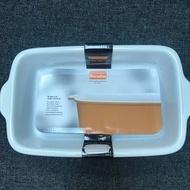 Berndes RECTANGULAR ROASTER 長方形烤盤 1個 (可用於焗爐，微波爐) (尺寸: 長32.5cm 闊 18.5cm)