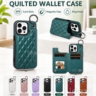 Checkered Phone Case  for Samsung Galaxy A05 A05s A15 A25 S25 S24 S23 FE S22 S21 Plus Ultra PU Leath