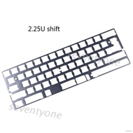 Gk64 Dz60 Gh60 Cnc Gray Aluminum 60% Mechanical Keyboard