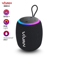 SPEAKER PORTABLE TWS VIVAN VS15 VIVAN Speaker Bluetooth 5.0 Surround Sound 360° Waterproof IPX7 Hi-Fi Original - Garansi Resmi 1 Tahun