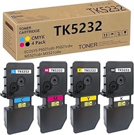 TK5232 TK-5232 Toner Cartridge Compatible for Kyocera TK-5232K TK-5232C TK-5232M TK-5232Y for 1T02R9