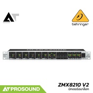 BEHRINGER ZMX8210 V2 มิกเซอร์อนาล็อก 8 แชนแนล มี Master EQ 4 band พร้อมรีโมท/Link Ports AT Prosound