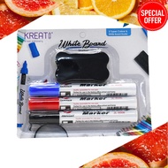 (4pcs) Set Marker Whiteboard Marker Pen Set, Marker Blur, Marker Black, Marker Red, Marker Biru, Mar