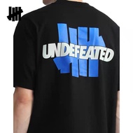 Ready Stock  UNDEFEATED men's and women's print cotton loose couple T-shirt 3211