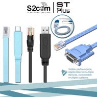RJ45/RJ50 To USB/Type-C/RS232 Console Cable For Cisco TP-Link Huawei D-Link Routers