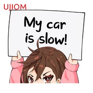 UJIOM My Car Is Slow Momo Ayase Wall Sticker Enchanting Trendy Popular Interesting Almari Baju Cupbo